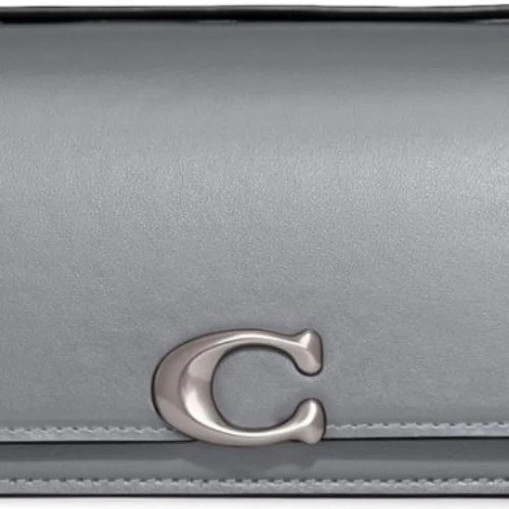 COACH Bandit Luxe full grain leather crossbody bag- Blue - Picture 13 of 13